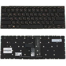 Клавіатура для ноутбука ASUS (UX393 series) rus, black, без фрейму, підсвічування клавіш