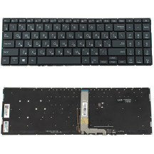 Клавіатура для ноутбука ASUS (UX535 series) rus, black, без фрейма, підсвітка клавіш