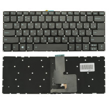 Клавіатура для ноутбука LENOVO (IdeaPad: V330-14) rus, onyx blaсk, без фрейма, підсвічування клавіш
