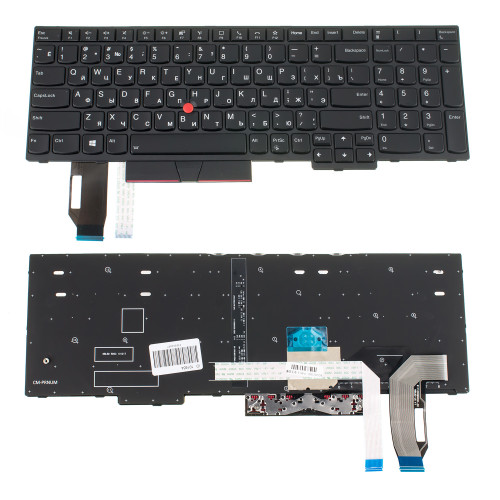 Клавіатура для ноутбука LENOVO (ThinkPad Edge: T590, L590) rus, black, підсвічування клавіш