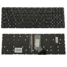 Клавіатура для ноутбука ACER (AS: VX5-591G) rus, black, без фрейма, підсвічування клавіш