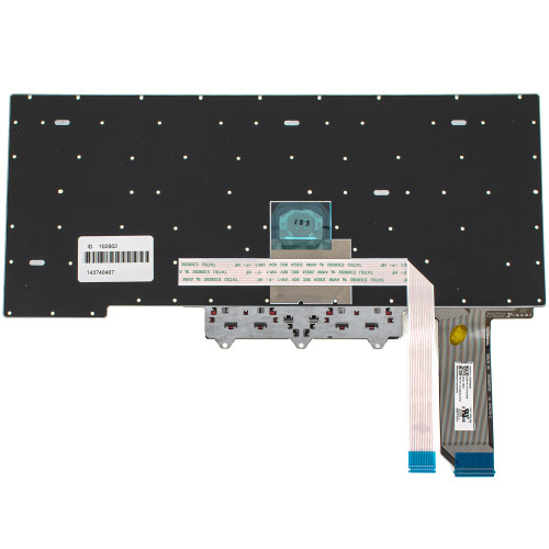 Клавіатура для ноутбука LENOVO (ThinkPad: E14 2Gen 2020) rus, black, без кадру