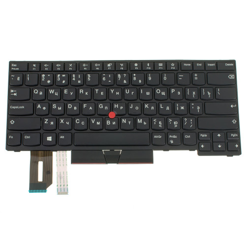 Клавиатура для ноутбука LENOVO (ThinkPad P14s Gen 1, P14s Gen 2) rus, black