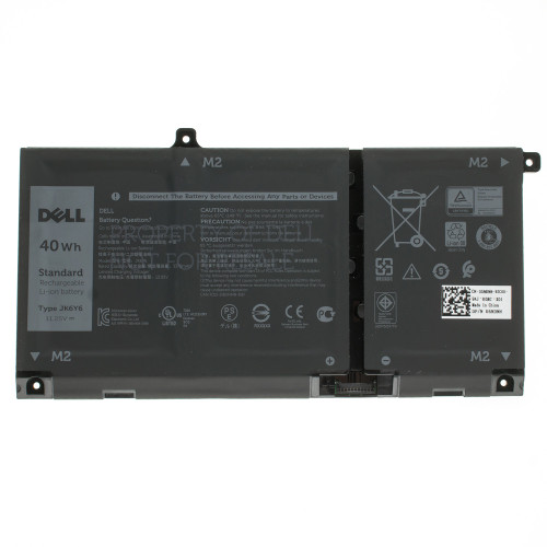 Оригінальна батарея для ноутбука DELL JK6Y6 (Inspiron 5301, 5401, 5408, 5409, 5508) 11.25V 3550mAh 40Wh Black