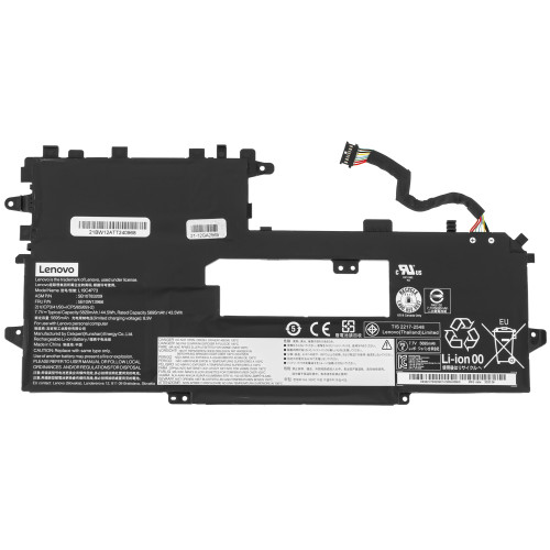 Оригинальная батарея для ноутбука LENOVO L19M4P73 (ThinkPad X1 Titanium Yoga Gen 1) 7.72V 5820mAh 44.5Wh Black (5B10W13965)
