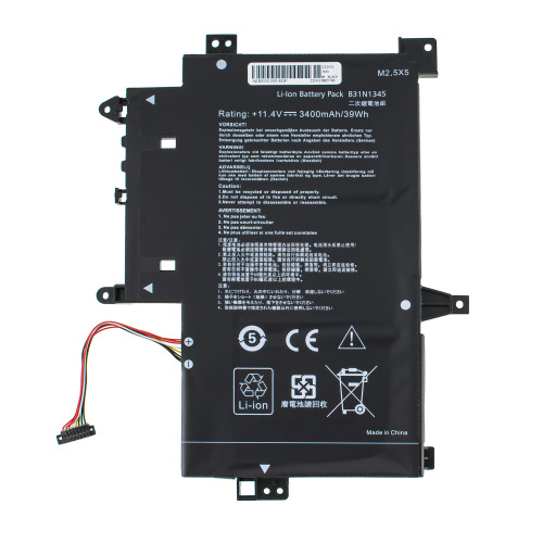 Батарея для ноутбука ASUS B31N1345 (Transformer Book TP500LA, TP500LB, TP500LN) 11.4V 3400mAh 39Wh Black