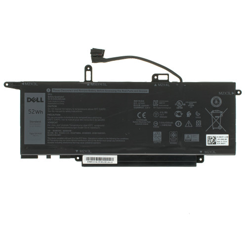 Оригінальна батарея для ноутбука DELL NF2MW (Latitude 9410) 7.6V 6500mAh 52Wh Black (7146W)