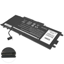 Батарея для ноутбука DELL K5XWW (Latitude 5285, 5289, L3180, 7390 2-in-1) 7.6V 7270mAh 55Wh Black