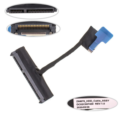 Шлейф жесткого диска HDD/SSD для ноутбука DELL (Latitude: E5450), (DC02C007400)