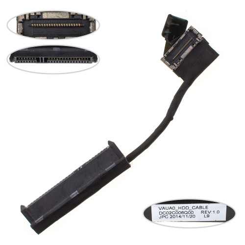 Шлейф жесткого диска HDD/SSD для ноутбука DELL (Latitude: E7440 E7240), (DC02C006Q00)