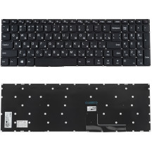 Клавіатура для ноутбука LENOVO (IdeaPad 110-15ACL) rus, black, без фрейма (оригінал)