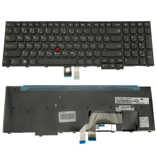 Клавіатура для ноутбука LENOVO (ThinkPad Edge: E531, E540) rus, black (оригінал)