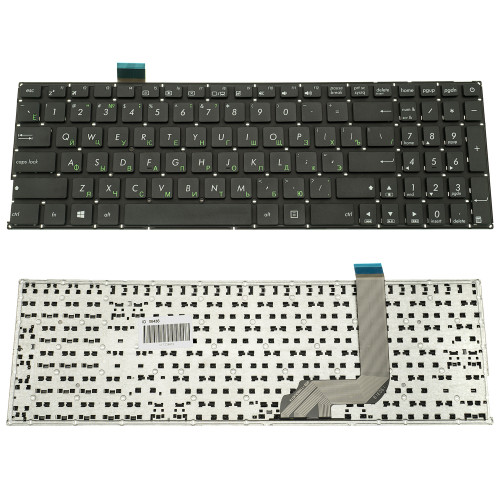 Клавіатура для ноутбука ASUS (X542 series) rus, black, без фрейма (оригінал)