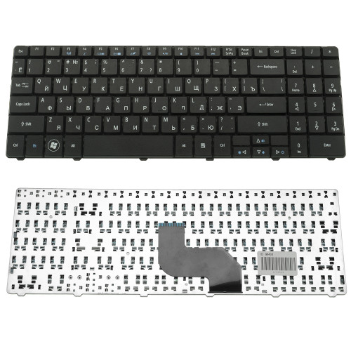 Клавиатура для ноутбука ACER (AS: 5516, 5517, 5532, 5534, 5732, 5732Z, EM: E525, E625, E735) rus, black (ОРИГИНАЛ)