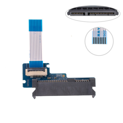 Шлейф жесткого диска SSD/HDD для ноутбука HP (15-AС), (ls-c703p) (шлейф 30 мм)