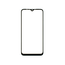 Скло корпусу з рамкою для Xiaomi Redmi Note 8 Pro, black,  (оригінал)