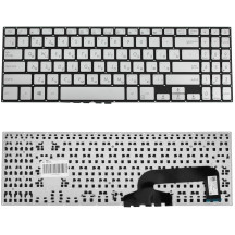Клавіатура для ноутбука ASUS (X507 series) rus, silver, без фрейма (оригінал)