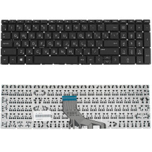 Клавиатура для ноутбука HP (250 G7, 255 G7 series) rus, black, без фрейма (ОРИГИНАЛ)