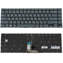 Клавіатура для ноутбука ASUS (UX425 series) rus, black, без фрейма, підсвічування клавіш