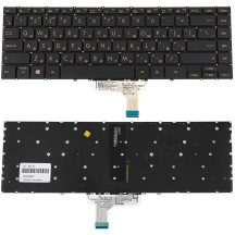 Клавиатура для ноутбука ASUS (UX363 series) rus, black, без фрейма, подсветка клавиш
