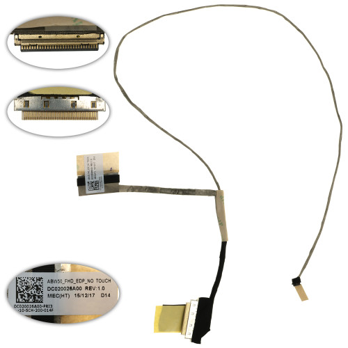 Шлейф матрицы для ноутбука HP (Envy: 15T-AT), (DC020026A00)