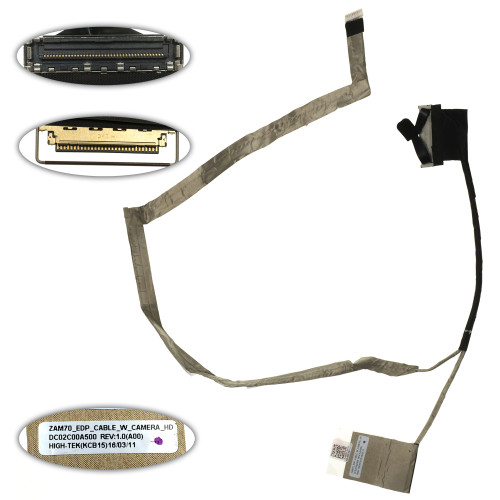 Шлейф матриці для ноутбука Dell (Latitude: E5450) eDP, 30pin  (DC02C00A500)