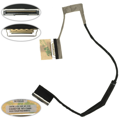 Шлейф матрицы для ноутбука Dell (inspiron: 7557, 7587, 7570, 7588) FullHD (DC02002TC00)
