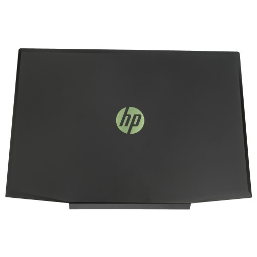 Кришка дисплея для ноутбука HP (Pavilion: 15-CX), black (green logo)