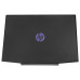 Кришка дисплея для ноутбука HP (Pavilion: 15-CX), black (purple logo)