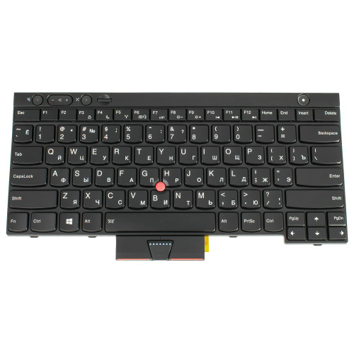 Клавиатура для ноутбука LENOVO (Thinkpad: T430, T430i, T430S, T530, T530I, X230, X230i, X230S) rus, black, подсветка клавиш
