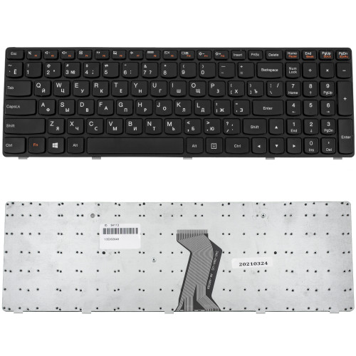 УЦІНКА !!! Клавіатура для ноутбука LENOVO (G500, G505, G510, G700, G710) rus, black