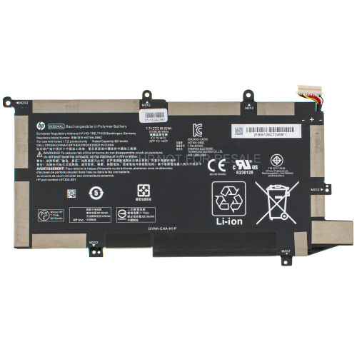 Оригинальная батарея для ноутбука HP WS04XL (Spectre x360 Convertible 14-EA) 7.7V 8210mAh 66.52Wh Black