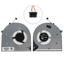 Оригинальный вентилятор для ноутбука HP 15-DW, 15-DU, 15S-DU, 4pin (L52034-001) (Кулер) 