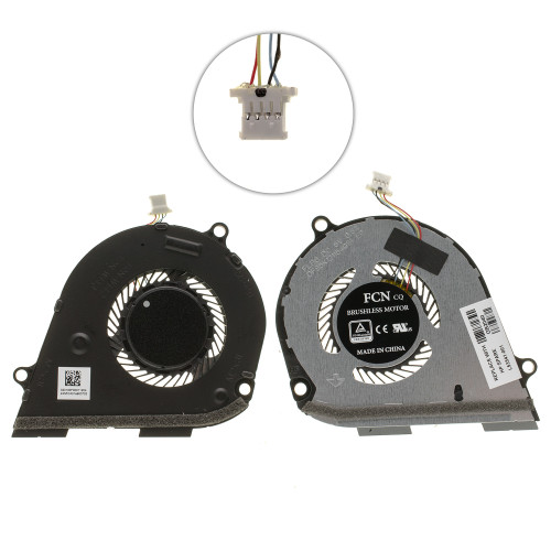 Оригинальный вентилятор для ноутбука HP Envy x360 15-DS (CPU FAN), 15-DR, 15M-DS, DC 5V  0.5A, 4pin (L53541-001) (Кулер) 