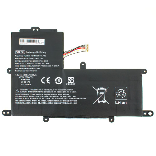 Батарея для ноутбука HP PO02XL (Stream 11-R000 series) 7.6V 4000mAh Black