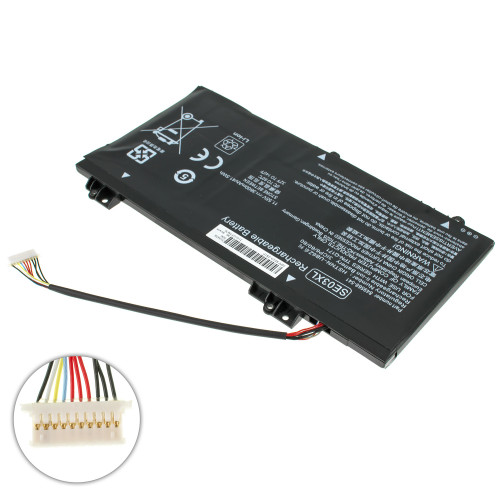 Батарея для ноутбука HP SE03XL (Pavilion 14-AL, 14-AL000, 14-AL100 series) 11.55V 3600mAh 41.5Wh Black