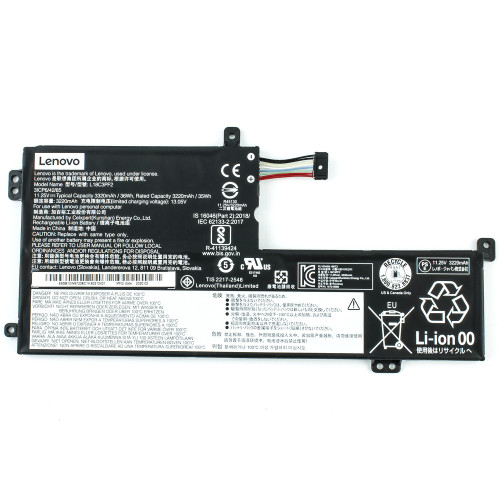 Оригинальная батарея для ноутбука LENOVO L18C3PF2 (IdeaPad L340-15IWL, L340-15API, L340-17IWL, L340-17API) 11.25V 3320mAh 36Wh Black (5B10T03401)