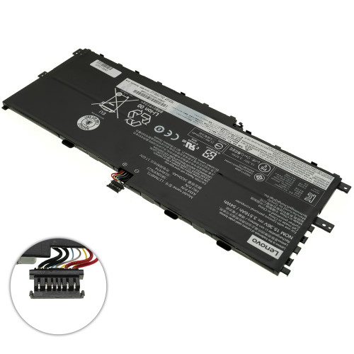 Оригінальна батарея для ноутбука LENOVO L17C4P71 (ThinkPad X1 Yoga 3rd Gen) 15.36V 3516mAh 54Wh Black
