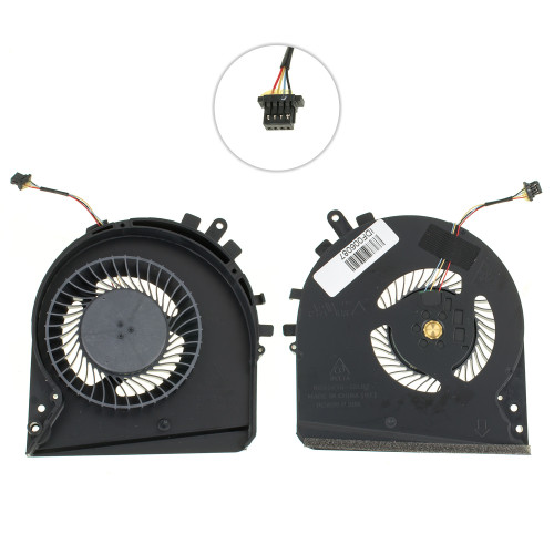 Оригинальный вентилятор для ноутбука HP Pavilion Gaming 15-DK (CPU + GPU FAN) (L56900-001 + L57170-001) (Кулер) 
