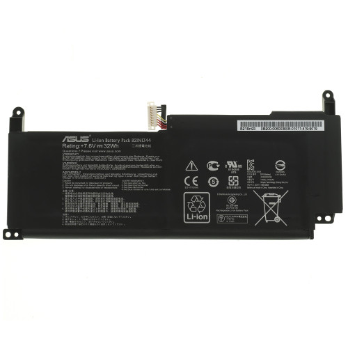 Оригинальная батарея для ноутбука ASUS B21N1344 7.6V 4110mAh 32Wh Black (0B200-00600300M)