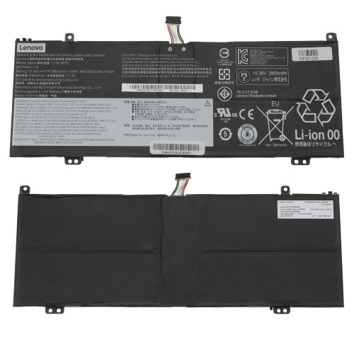 Оригинальная батарея для ноутбука LENOVO L18M4PF0 (ThinkBook 13s-IWL, 14s-IWL) 15.36V 2965mAh 45Wh Black