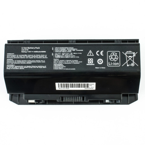 Батарея для ноутбука ASUS A42-G750 (G750JS, G750JW, G750JH, G750JM, G750JS, G750JZ) 15V 4400mAh 66Wh Black