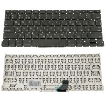 Клавіатура для ноутбука APPLE (MacBook Pro Retina: A1502 (2013-2015)) rus, black, SMALL Enter
