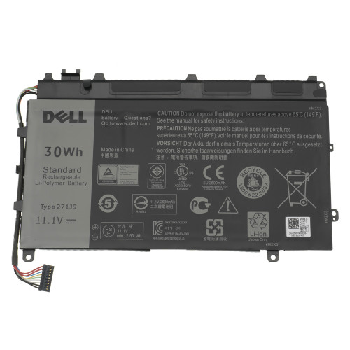 Оригинальная батарея для ноутбука DELL 271J9 (Latitude 7350 Series) 11.1V 30Wh Black