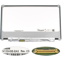 УЦІНКА!Матриця 13.3 N133HSE-EA3 Rev. С3 (1920*1080, 30pin (eDP, IPS), LED, SLIM (вертикальні вушки), матова, роз'єм ліворуч знизу) для ноутбука