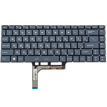 Клавиатура для ноутбука MSI (GS65) rus, dark gray, без фрейма, подсветка клавиш (ОРИГИНАЛ)
