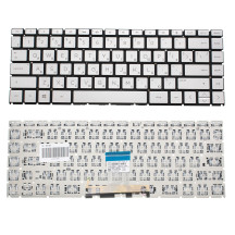 Клавиатура для ноутбука HP (14-CM, 14-CK) rus, silver, без фрейма