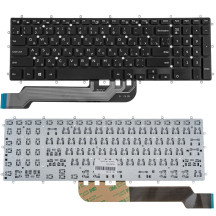 Клавиатура для ноутбука DELL (Inspiron: 7566, 7567) rus, black, без фрейма