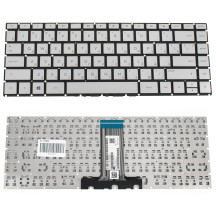 Клавиатура для ноутбука HP (240 G6, 245 G6) rus, silver, без фрейма