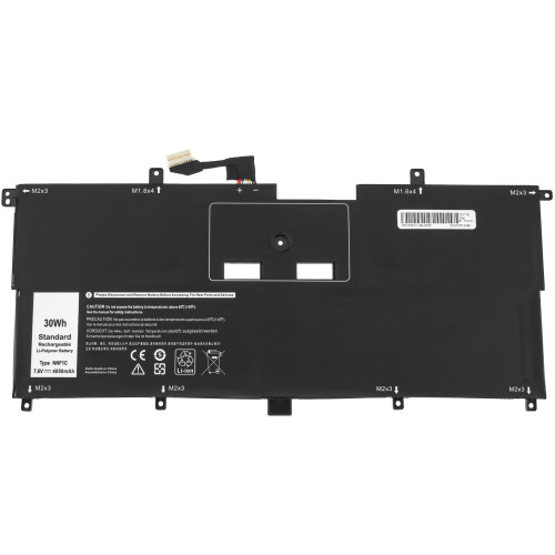 Батарея для ноутбука DELL NNF1C (HMPFH, XPS 13 9365, P71G) 7.6V 4000mAh Black